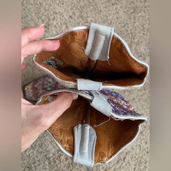 Tanner Mark TML37000 Purple Serape Square Toe Sequin Cowgirl Boot - Picture 10 of 12